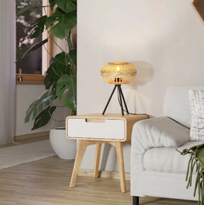 โคมไฟตั้งโต๊ะไม้ไผ่ประดิษฐ์-ไฟตกแต่งจากวัสดุธรรมชาติ Viet fargimex - Product Image 3