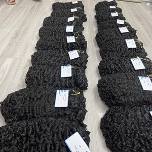 Venta al por mayor de vapor birmano máquina de rizos de doble dibujado Color Natural de trama suave de lujo extensiones de cabello liso tejido - Product Image 5