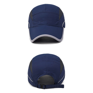 Gorra de béisbol con estilo OEM para hombre, la mejor gorra deportiva curvada Lisa ajustable de poliéster 100% a la moda con logotipo frontal - Product Image 4