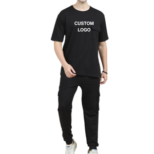 Velours côtelé de luxe pour hommes taille moyenne deux pièces en coton de qualité supérieure doux respirant tenue décontractée fabricant OEM pour les commandes en gros - Product Image 4