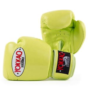 Gants de boxe en cuir de vachette sur mesure de qualité supérieure Yakkao&Twins, gants de compétition professionnels pour l'entraînement au Muay Thai - Product Image 4