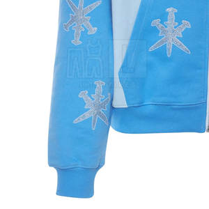 Último estilo nueva llegada Color sólido hombres básicos Rhinestone sudaderas con capucha algodón poliéster venta al por mayor hombres básicos Rhinestone sudaderas con capucha - Product Image 5