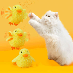 Nouveau Jouet à Mâcher Interactif pour Chat en Peluche Rechargeable, Canard qui Bat les Ailes, Mignon et Moderne - Product Image 5