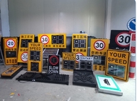 Panneau radar de signalisation routière solaire avec affichage de vitesse, détecteur de vitesse, signalisation de limitation de vitesse, 23 ans d'expérience en usine