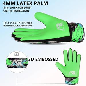 Gants de gardien de but en latex de haute qualité, imperméables et respirants, fermeture à lacets, conçus sur mesure pour une utilisation en extérieur - Product Image 5