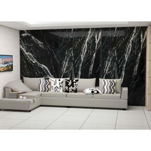 Hermoso Mármol Marino Negro Natural con Superficie Pulida, Ideal para Espacios Interiores Contemporáneos y Desarrollo Arquitectónico - Product Image 2