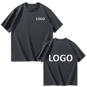 T-shirt décontracté à manches courtes imprimé sur mesure pour hommes et femmes 100% coton Streetwear O-Neck-Vente en gros - Product Image 5