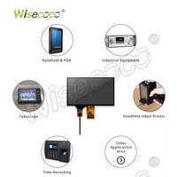 Module d'affichage LCD tactile Wisecoco 7 pouces 1024*600, lisible en plein soleil, large plage de températures, haute luminosité 2000 nits, LVDS I2C