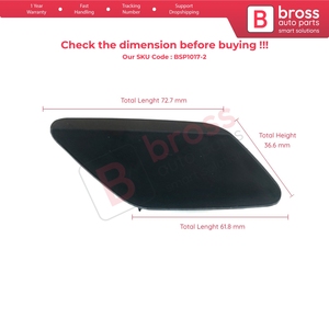 BSP1017-2 Headlight <b>Washer</b> Cover Cap Right Side 1K8807938 for Scirocco 2015-2017 - Product Image 6
