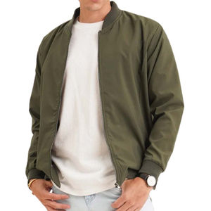 Chaquetas bomber con capucha de lona para hombre, prendas de vestir exteriores cálidas con estilo, textura suave, diseño de manga larga, ropa de moda duradera, precio de fábrica - Product Image 3