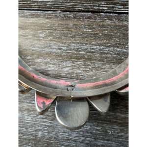 Collier ras du cou en turquoise et argent sterling Larry Kaye Kingman - Product Image 5
