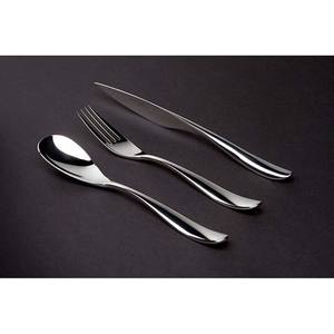 Superbe ensemble de couverts en acier inoxydable poli miroir argenté avec manche longue au design artisanal – Qualité supérieure - Product Image 2