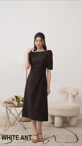 Nouvelle arrivée Robe SUSI A-LINE dans la collection Wistful Tenue de bureau pour femmes Robes élégantes et élégantes Robes pour filles en provenance du Vietnam - Product Image 5