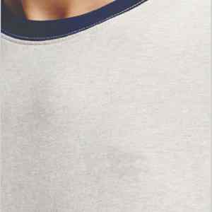 Ringer T-Shirt pour hommes vert et blanc coton doux impression personnalisée prêt en gros unisexe Ringer T-shirts - Product Image 1