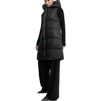 Veste matelassée bouffante avec logo personnalisé pour hommes, gilet chauffant, coupe-vent d'extérieur et d'hiver de haute qualité, gilet long pour femmes