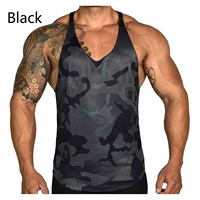 Débardeur sans manches pour hommes Camo Athletic Fitness Vest avec Muscle Stringer Débardeur unique Vêtements d'été pour la musculation