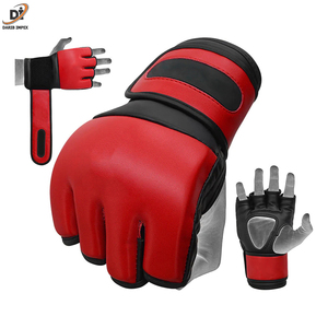 2024 haute qualité personnalisable PU professionnel MMA gants en gros Logo personnalisé équipement de boxe Protection cuir grappin gants - Product Image 6