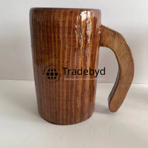 Taza tradicional de madera ideal para regalar herencia arraigada en la artesanía natural Tradebyd - Product Image 1