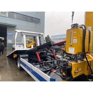 <span class=keywords><strong>Prix</strong></span> d'usine 1Suzu Camion de dépannage 4x2 8 tonnes à plateau plat avec grue de 5 tonnes à vendre - Product Image 6