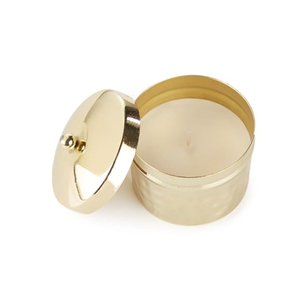 Pot à bougie en métal plaqué cuivre de grande qualité accessoires d'éclairage porte-bougie chauffe-plat de table bougeoir d'éclairage décoratif moderne - Product Image 5