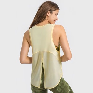 Camiseta sin mangas personalizable para mujer, camiseta de la mejor calidad, camiseta informal para Fitness, Yoga, deportes, ropa activa de talla grande, transpirable - Product Image 4