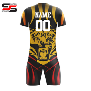 Uniforme de football tendance pour tout le monde Ensembles de football de couleur dégradée entièrement personnalisés Production en vrac Vêtements de football du Pakistan - Product Image 2