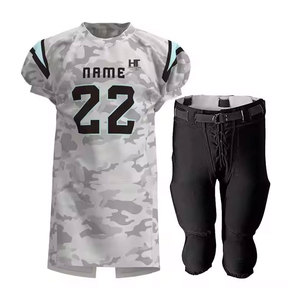 Tenue d'entraînement Prix de gros Uniforme de football américain Manches courtes Fabriqué au Pakistan Haute qualité pour hommes - Product Image 1