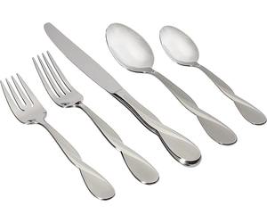 Cubiertos con Mango Trenzado Hechos a Mano con Acabado Plateado para Hoteles, Restaurantes, Cafeterías, Uso Doméstico y Cenas Informales de la India - Product Image 2