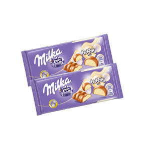 Barras de chocolate blanco Milka al por mayor de 100g con receta cremosa de chocolate blanco alpino para minoristas de dulces premium - Product Image 2