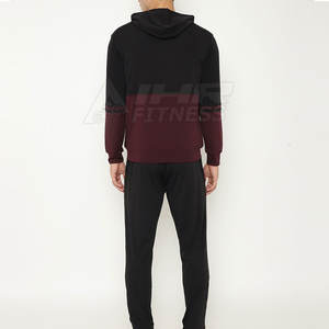 Conjunto de chándal de invierno al por mayor 100% sudaderas con capucha de secado rápido de poliéster y algodón con manga larga característica transpirable - Product Image 4