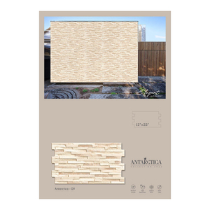 Tuile décorative de villa de revêtement d'élévation de carrelage de mur extérieur en céramique de qualité standard pour le porche extérieur - Product Image 2