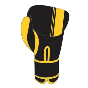 Pakistan Manufacturer Rukhmal Sports Custom Logo Professional Boxing <b>Gloves</b> Cowhide and PU Leather PVC Material - Product Image 4