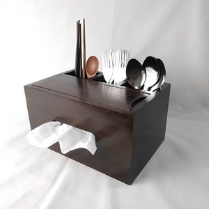 Premium Quality Modern Handmade Solid <b>Wood</b> Utensil Holder Kitchen Counter Sustainable Cooking Spoon Spatula Cutlery Storage - Product Image 6