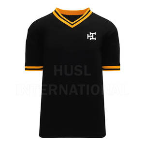 Camiseta de béisbol de gran tamaño con cuello en V personalizada, camiseta de béisbol cómoda transpirable de calidad superior para hombres - Product Image 2