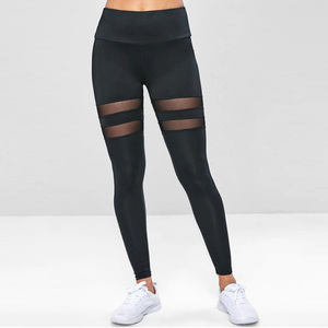Leggings de yoga respirants personnalisés à imprimé léopard taille moyenne pour femmes Gym Fitness Midi longueur - Product Image 3
