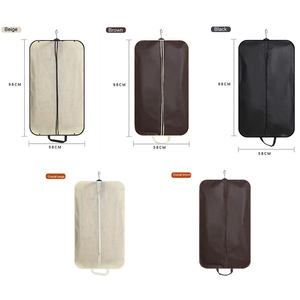 Custodia Pieghevole Personalizzata per Abiti, Trasparente in Tessuto Non Tessuto, per Abiti da Uomo, Abiti da Sposa di Lusso, Borsa Porta Abiti con Cerniera - Product Image 6