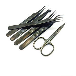 ชุดแหนบต่อขนตาป้องกันแม่เหล็กทำจากสเตนเลสออกแบบโลโก้ได้ตามต้องการ - Product Image 6