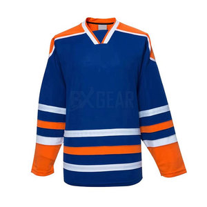 Uniforme Ice Hokey de calidad superior con colores personalizados y logotipos hechos de material transpirable adecuado para equipos y clubes - Product Image 4