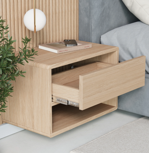 คอนโซลข้างเตียงแบบลอยได้พร้อมการชาร์จแบบไร้สาย - Product Image 5