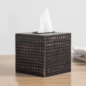 Boîtes à mouchoirs en métal au nouveau look moderne avec des designs élégants offrant à la fois fonctionnalité et style pour les besoins de décoration haut de gamme - Product Image 3