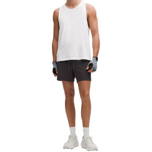 2025 Zeroed, camiseta sin mangas de algodón sin mangas de primera calidad para hombre, chaleco de cuello de Color sólido, ropa de calle para gimnasio, Fitness, uso informal - Product Image 6