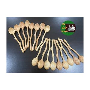 Cuchara de madera hecha a mano, proveedor al por mayor de Vietnam, producto de acabado liso duradero para cocinar, servir y decorar el comedor - Product Image 2
