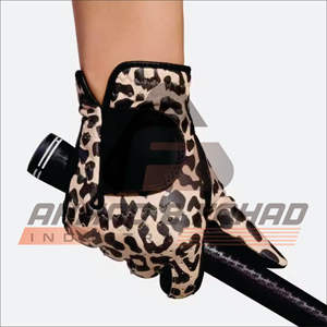 Gants de golf en cuir véritable avec protection UV et poignées Gants de course imperméables en peau de mouton - Product Image 5