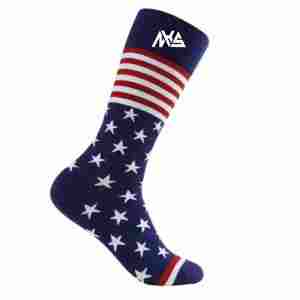 Wholesale Men's Cotton Crew <b>Socks</b> Solid Colorful Custom Logo Knitted Technique for <b>Winter</b>-Low MOQ - Product Image 3