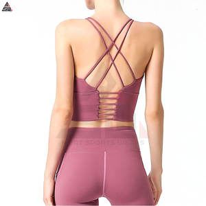 Conjunto de Yoga para Mujer de Alta Calidad, Talla Grande, Transpirable, de Secado Rápido, Ligero, Cintura Elástica, Logotipo Frontal Personalizable, Diseño para Gimnasio - Product Image 2