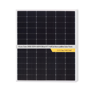 Panneau solaire monocristallin bifacial HJT à demi-cellules Kivanc Solar 395B 550W-600W - Product Image 2
