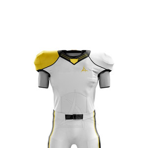 Uniforme de football américain de haute qualité, style le plus récent, 100% polyester respirant, taille plus, manches courtes, été - Product Image 2