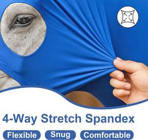 Protector de Crines de Caballo de Nailon de Alta Calidad, Capucha Elástica de Ajuste Suave, Abrigo para Brillo y Cuidado de Crines - Product Image 2