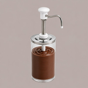 Distributeur électrique blanc de 1650 ml pour boulangerie, idéal pour les sauces, les garnitures et les confitures à base de fruits et de maïs - Product Image 3
