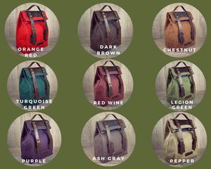 Sac à déjeuner isotherme en toile de cuir robuste pour 2 personnes, réutilisable, avec fermeture à boucle, léger, portable, écologique - Product Image 5